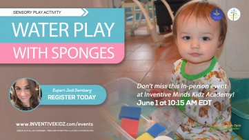 Sensory Activity - Water Play with Sponges
